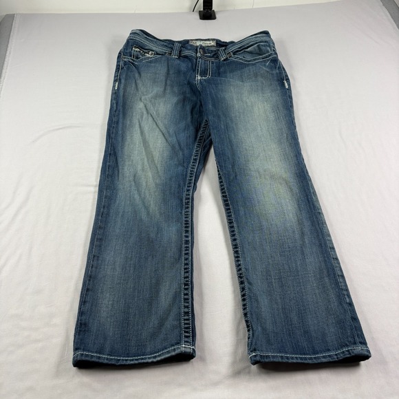BKE Jeans Womens Size 32 Blue Harper Bootcut Stretch Denim - Picture 2 of 14